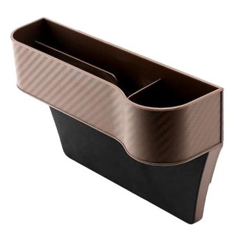 Car Seat Gap Filler Organizer High Performance with Cup Holder Brown Right Motors | Automotive Tools & Supplies | Other Auto Tools & Supplies