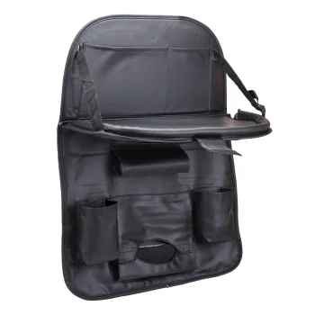 Universal 6 Pocket Car Auto Seat Back Organizer Back Seat Organiser Mobile Pen Tissue Lunch Box Holder Multi Pocket Storage Hanger for All Cars (Black)