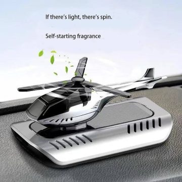 Helicopter Car Air Freshener | Rotating Propeller Air Vent Perfume Diffuser | Luxury Car Fragrance Clip | Stylish Auto Interior Accessory